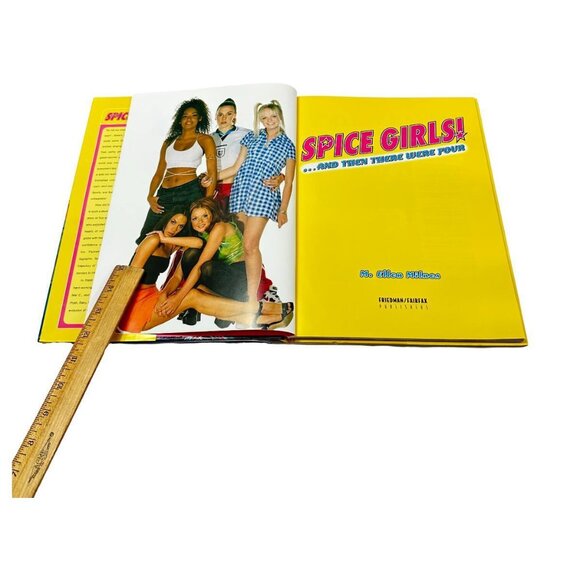 Spice Girls And Then there Were Four M Ellen Milnes Book HC DJ 1998 - Picture 6 of 15